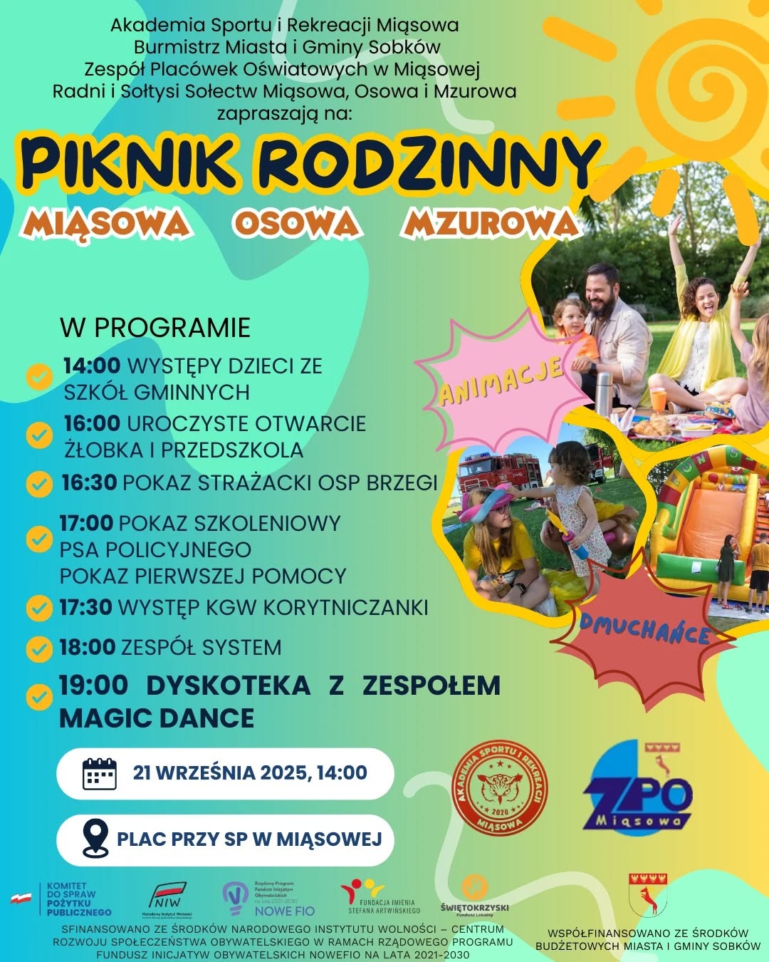 Piknik Rodzinny Sołectw Miąsowa Osowa Mzurowa 2025